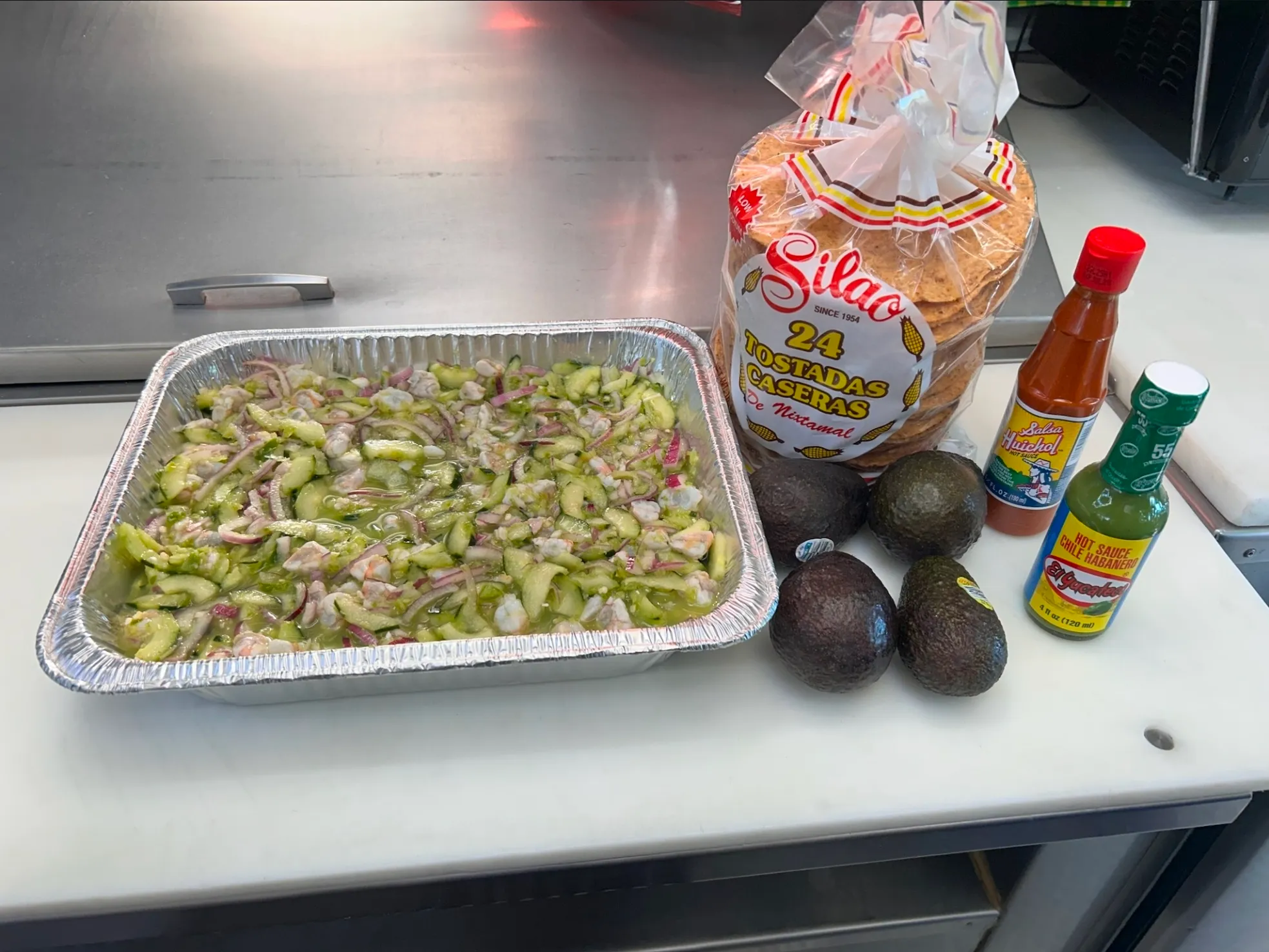 Charola de aguachile