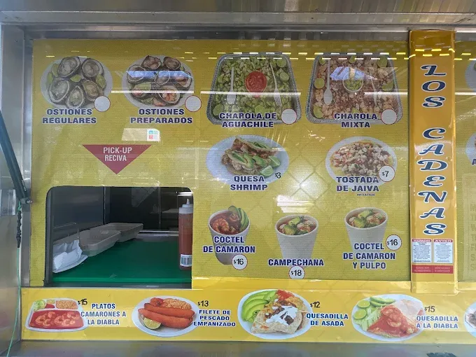 Nuestro menú en el camión